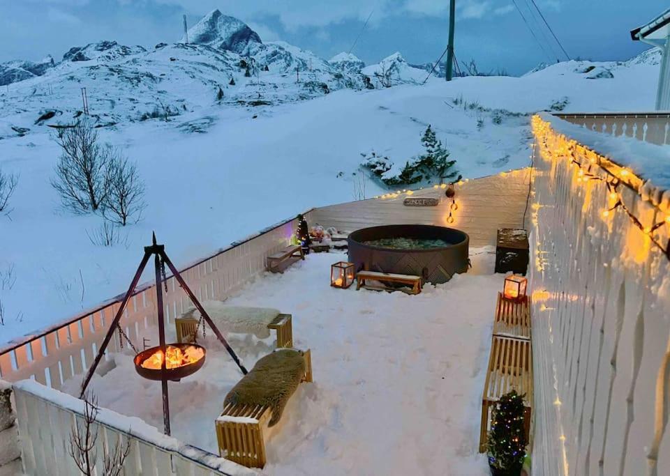 Sundet Lofoten Holiday House Sund (Nordland) Exterior foto