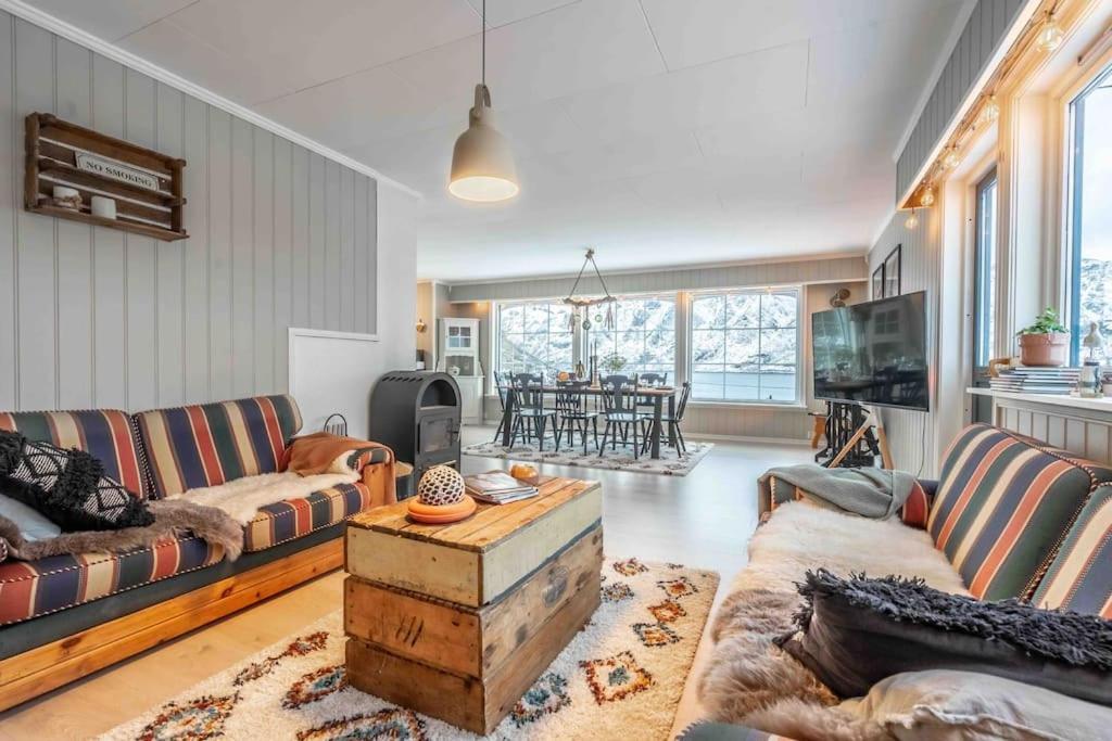 Sundet Lofoten Holiday House Sund (Nordland) Exterior foto